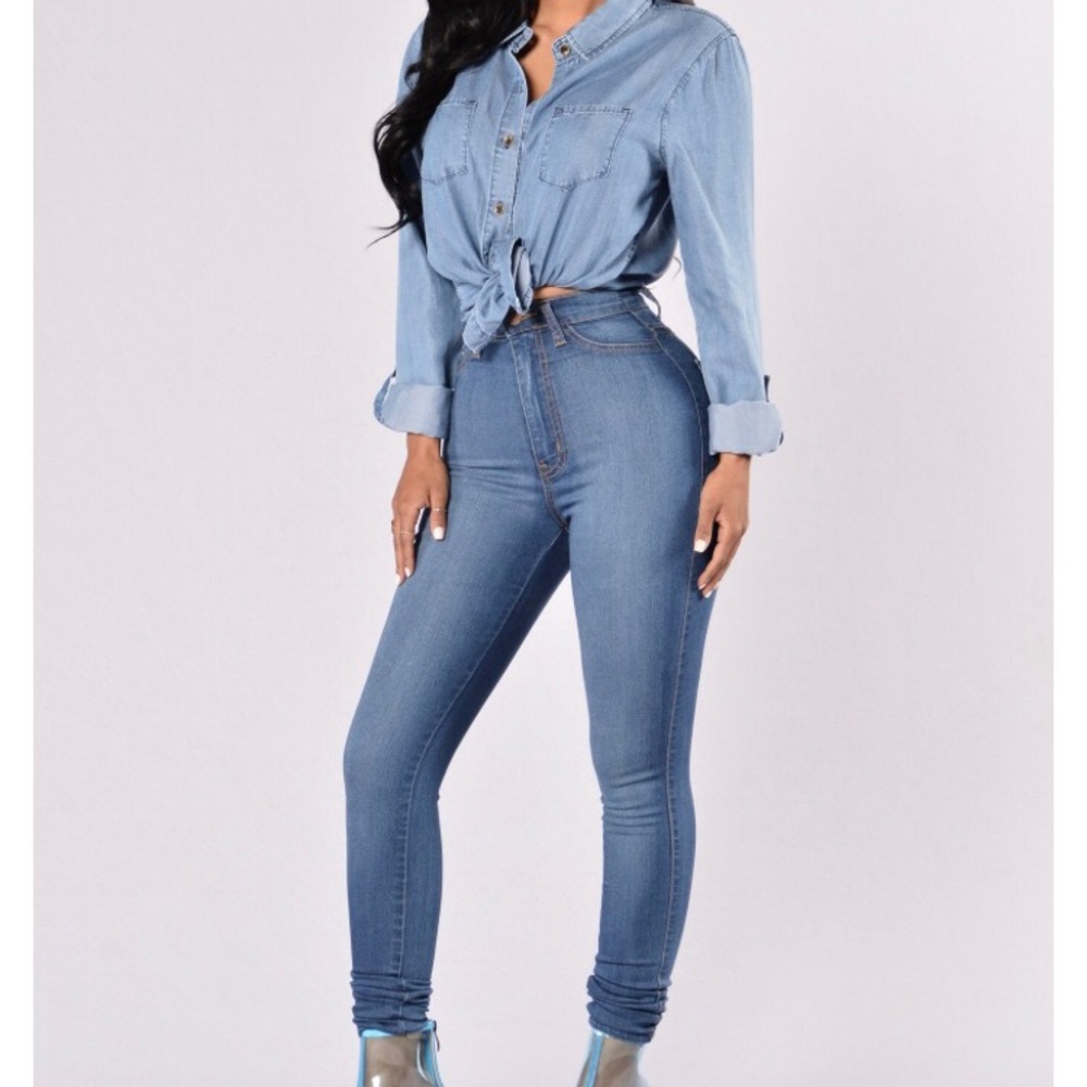 Fashion Nova High Waisted Jeans